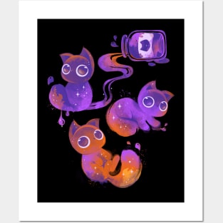 Magic candy cats! Posters and Art